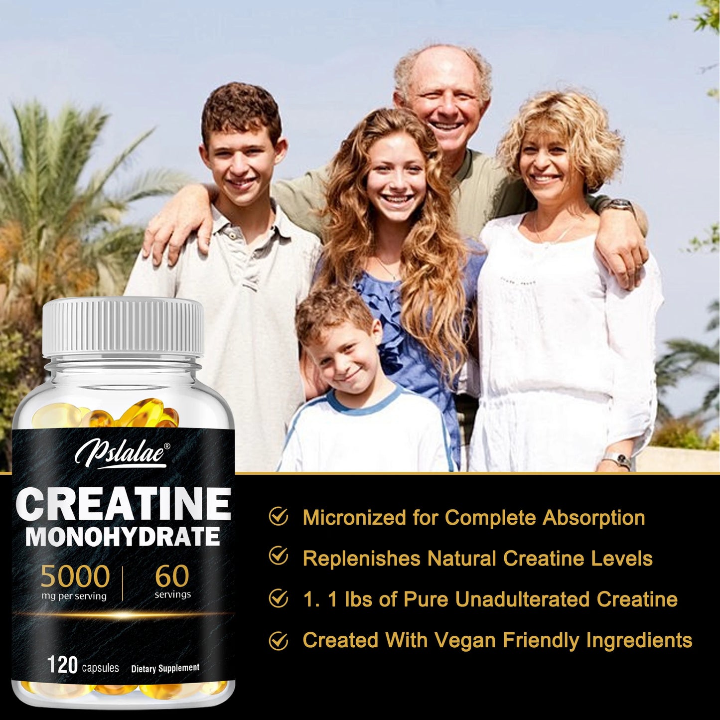 Creatine Monohydrate - Build Muscle Fast | ThriveFit 